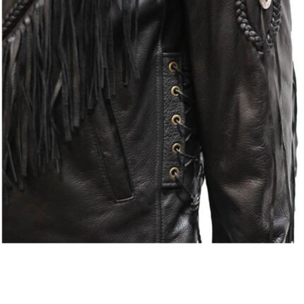 Women’s Fringe Leather Jacket