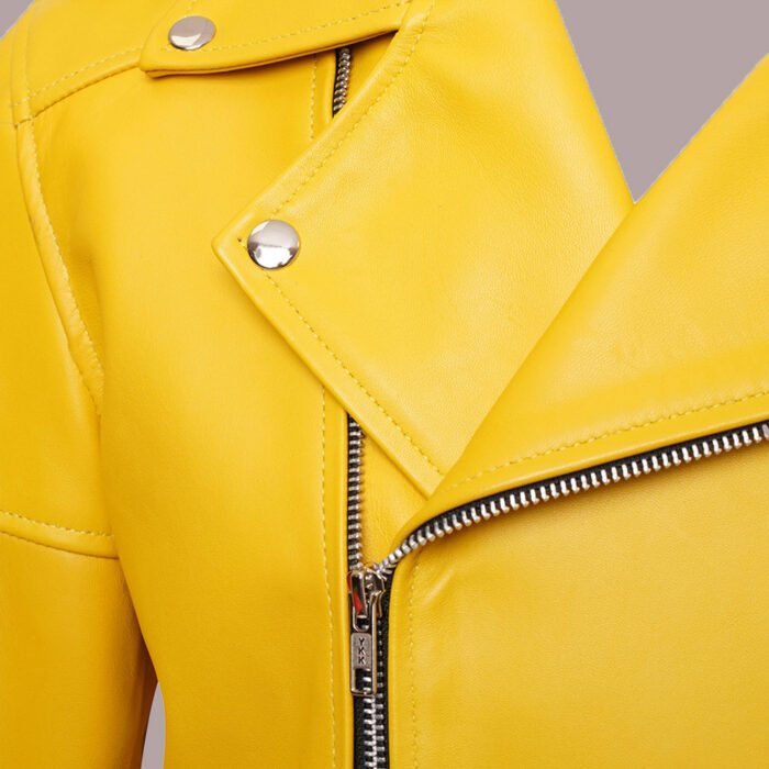 yellow leather jacket mens