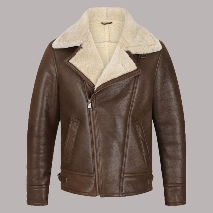 mens fur lined leather jacket