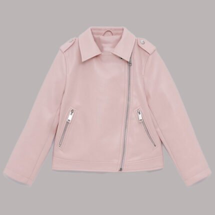 Front view of Faux Leather Jacket