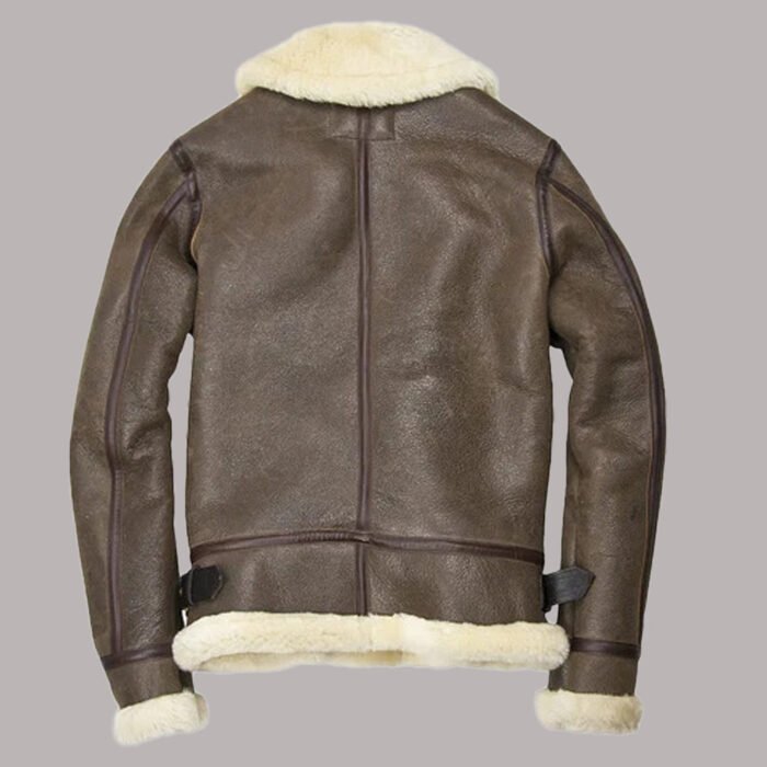 "Sheepskin Fur Leather Jacket With Hood: Stay Warm and Stylish This Season"