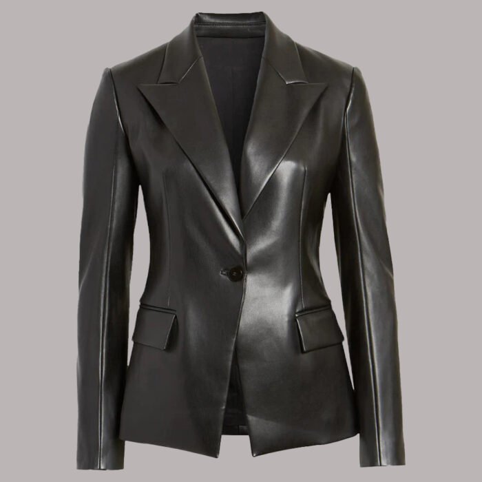 Leather Blazer Jacket