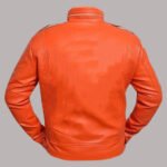 orange racer jacket