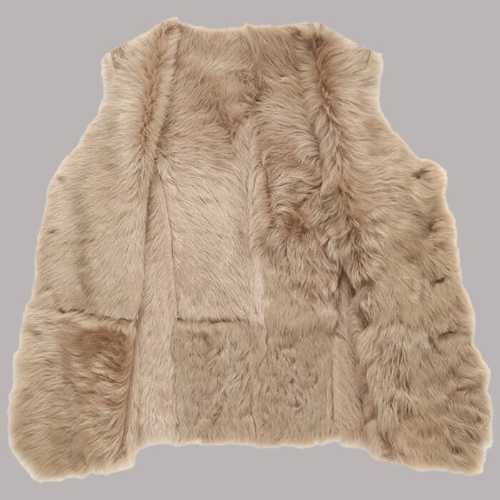 inner view of Men's Sheepskin Vest