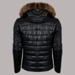 Leather Puffer Jacket Sheep Skin Genuine Leather For Men and women