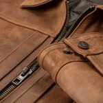 Brown Leather Western Jacket