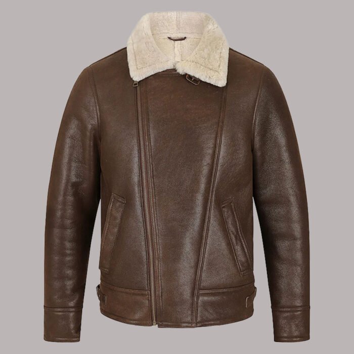 mens fur lined leather jacket