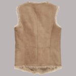 Back view of Men's Sheepskin Vest