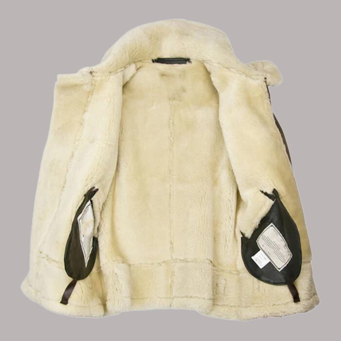 "Sheepskin Fur Leather Jacket With Hood: Stay Warm and Stylish This Season"