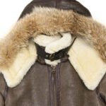 "Sheepskin Fur Leather Jacket With Hood: Stay Warm and Stylish This Season"