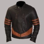 Front View of Wolverine Leather jacket