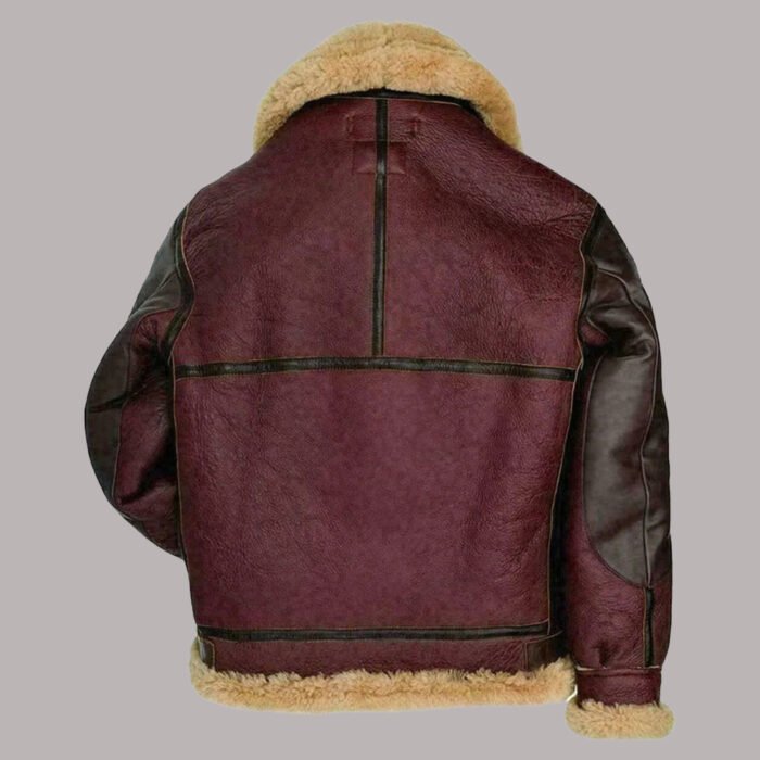 Maroon Leather Jacket