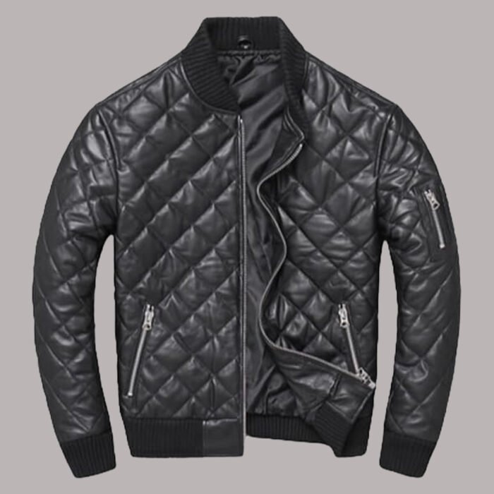 Quilted Leather Jacket