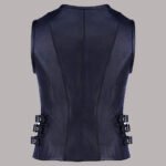 Back view of First classics leather vest