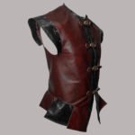 Side view of Leather Jerkin Vest