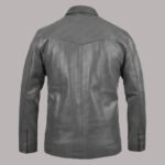 Mens Leather Shirt Jacket