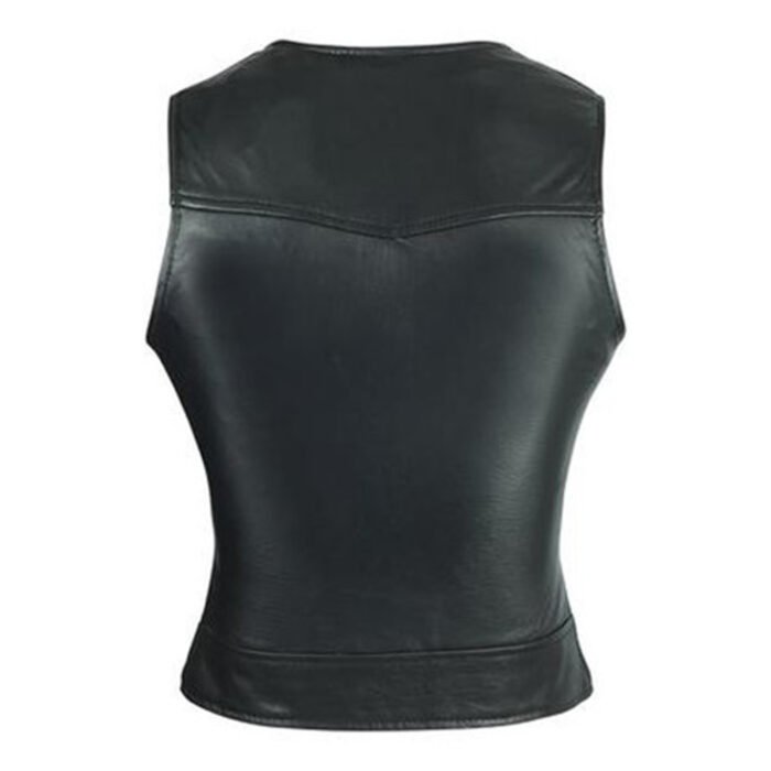 Womens Leather Motorcycle Vest