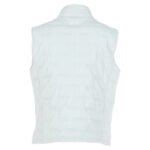 Mens White Leather Vest
