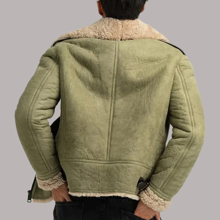 Light Green Leather Jacket