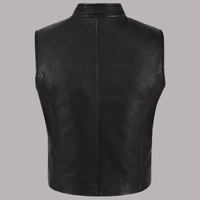 Womens Leather Riding Vest