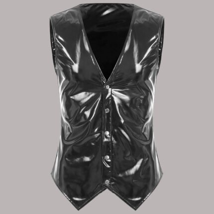 Patent Leather Vest