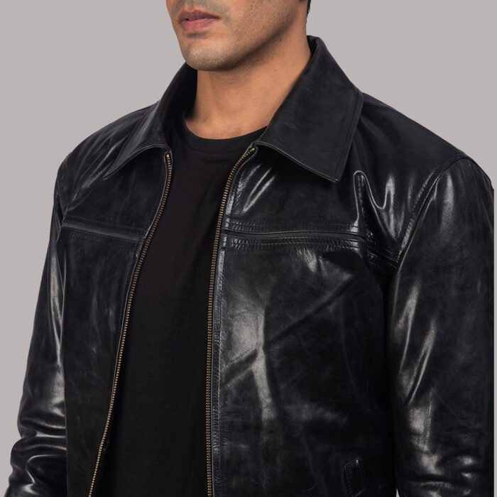 Black Moto Jacket Leather