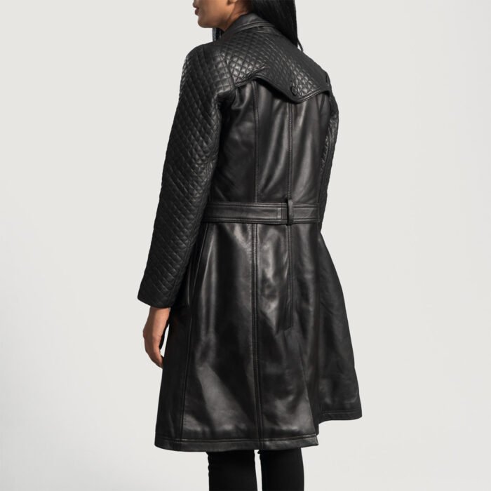 Leather Trench Coat For Women