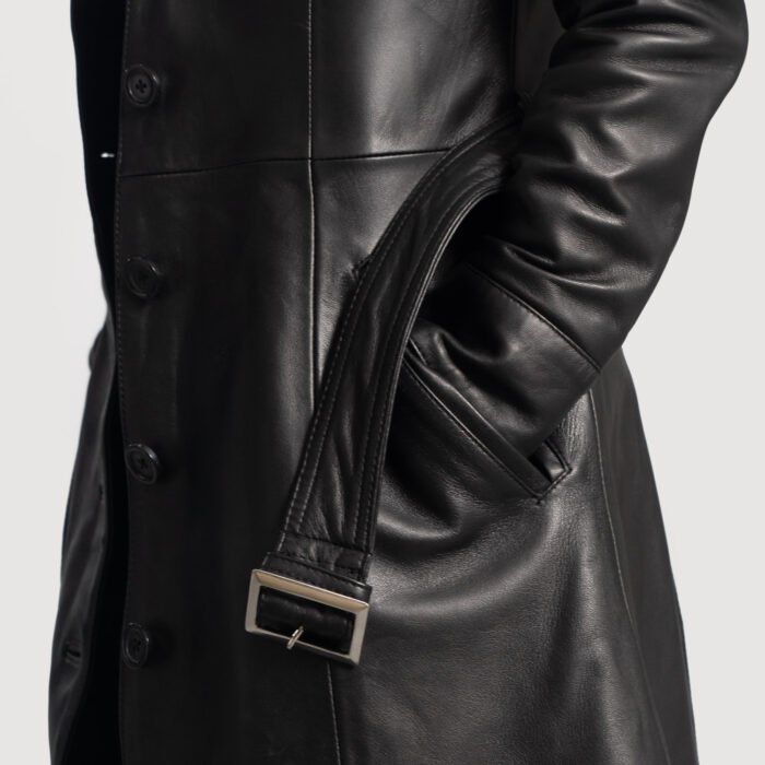 Leather Trench Coat Women