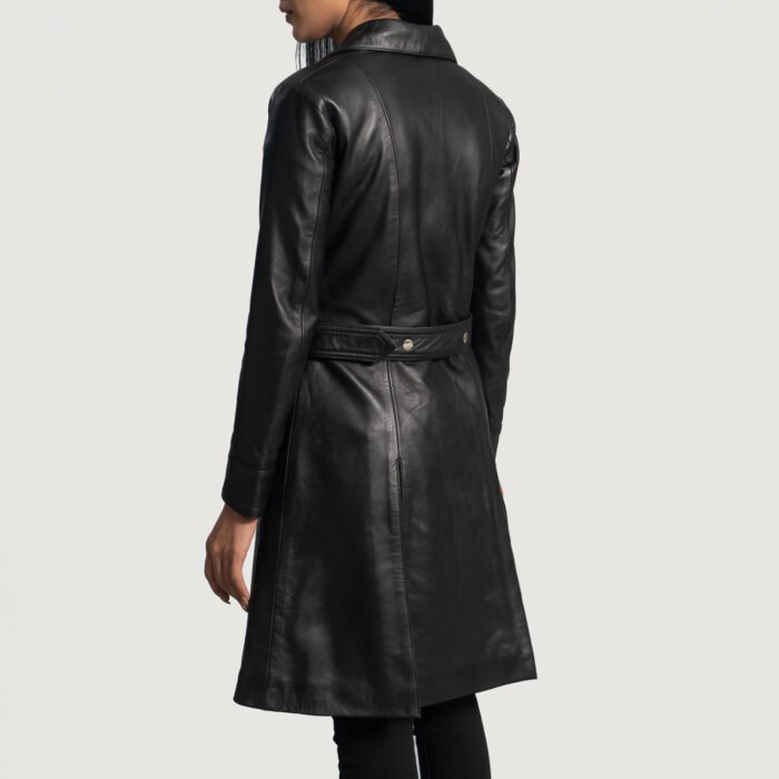 Leather Trench Coat Women