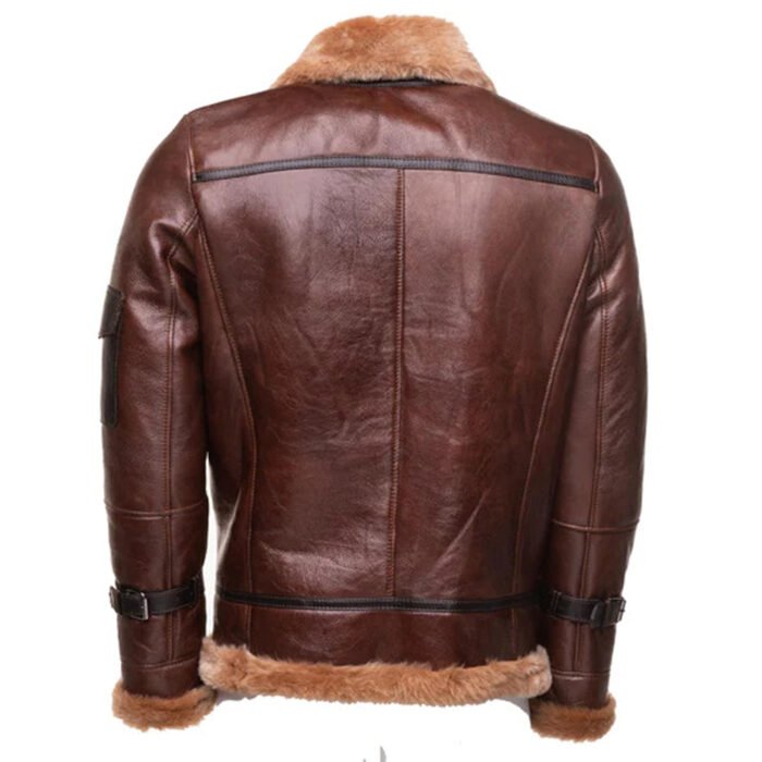 Shearling Jacket Mens Brown