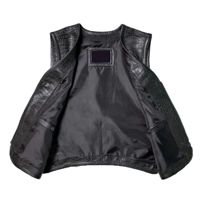 Leather Motorcycle Club Vest