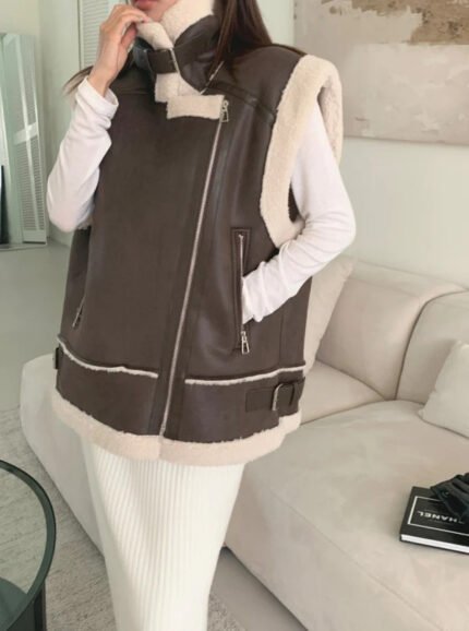 Shearling Leather Vest
