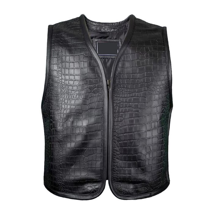 Leather Motorcycle Club Vest