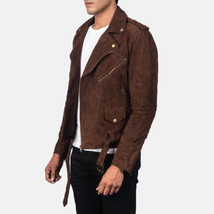 Suede Biker Jacket