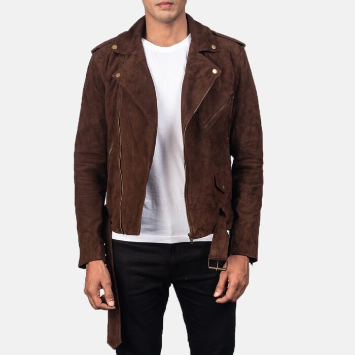 Suede Biker Jacket