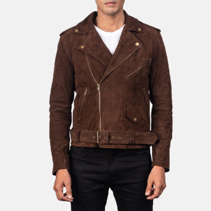 Suede Biker Jacket