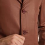 Cowhide Leather Coat