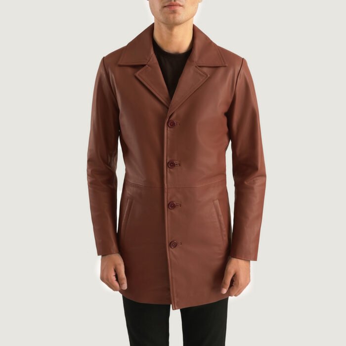 Cowhide Leather Coat