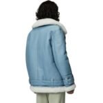Shearling Aviator Jacket Womens