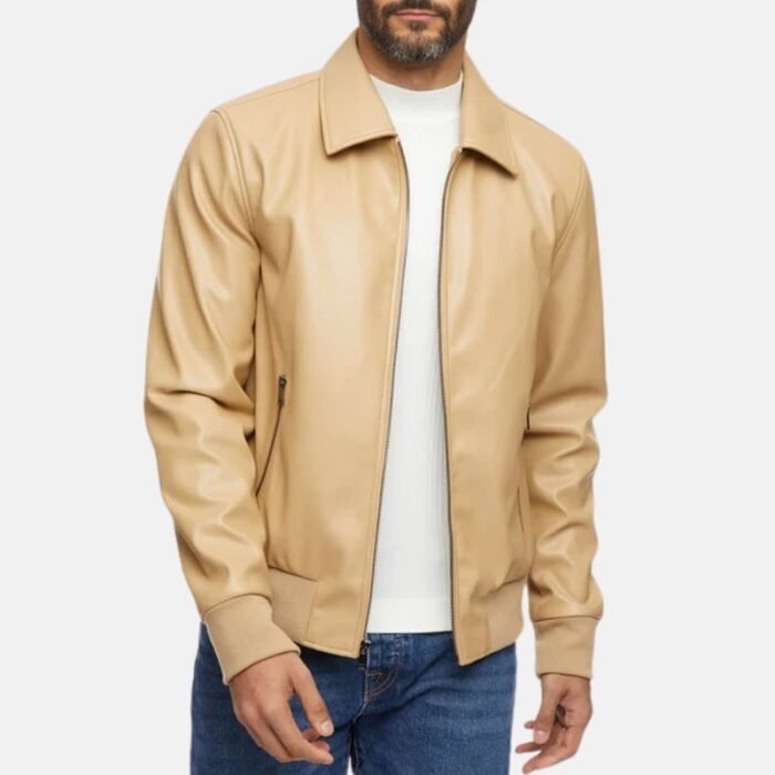 Leather Shirt Jackets Mens