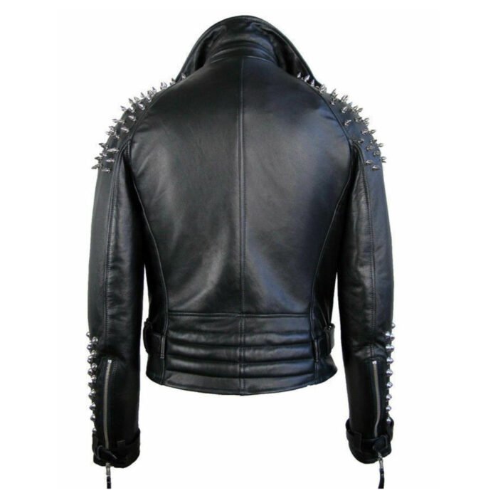 Fashionable Leather Biker jacket Punk