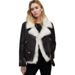 Black Shearling Jacket Women
