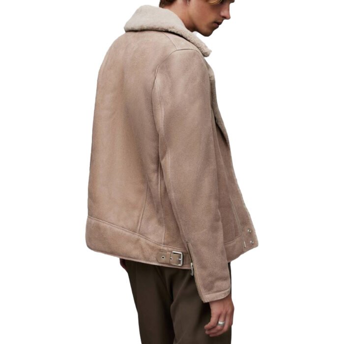 Beige Shearling Jacket