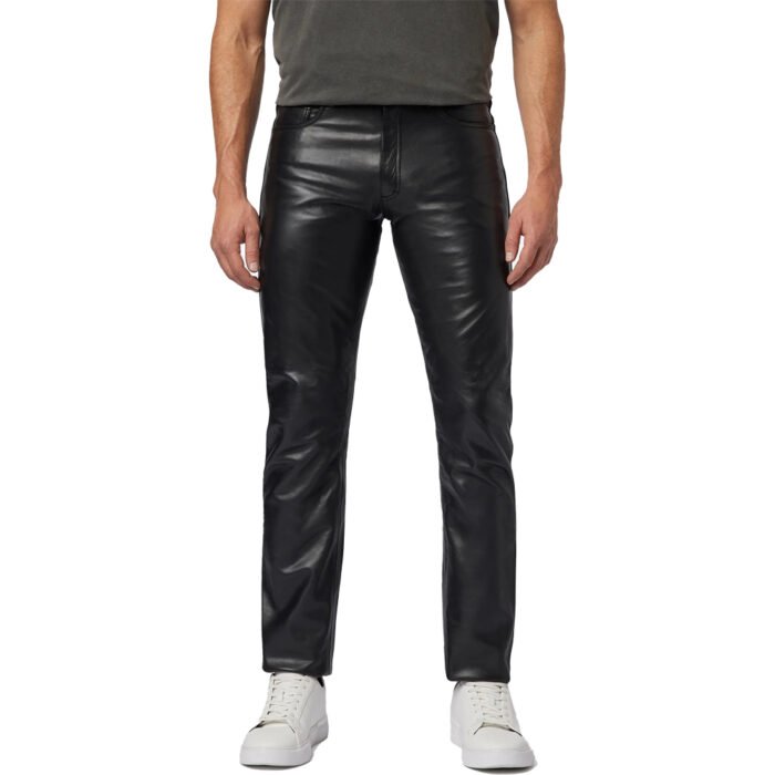 Black Leather Pants Mens