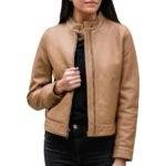 Leather Moto Jacket Women's
