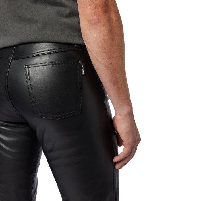 Black Leather Pants Mens