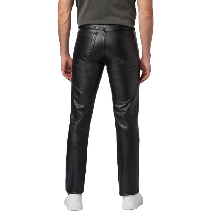 Black Leather Pants Mens