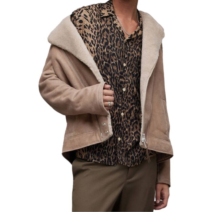 Beige Shearling Jacket