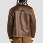 Brown Mens Shearling Jacket