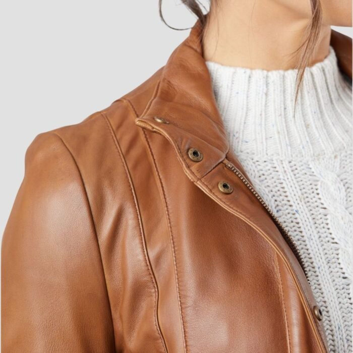 Brown Womens Leather Jacket